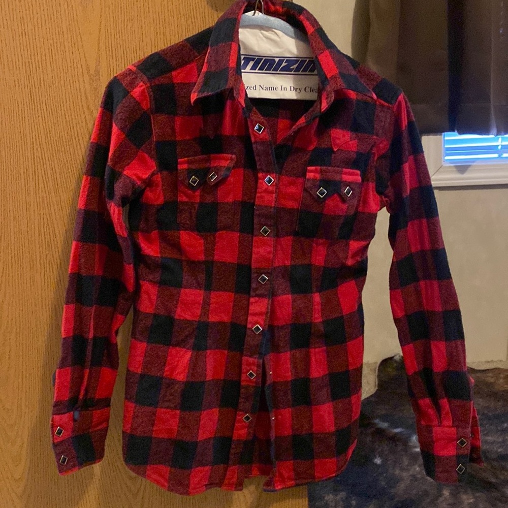 Rock Mount Western Wear Buffalo Plaid Flannel